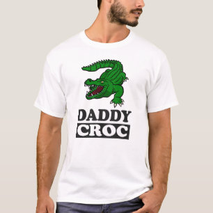 Papa Crocodile T-Shirt Animal Papa Père Cadeau