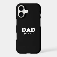 Papa Custom Est date moderne typographie noir