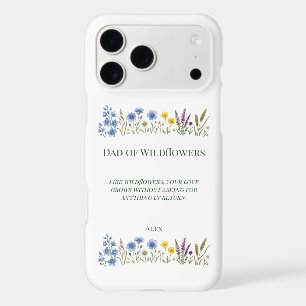 Papa de Fleurs Sauvages Citation personnalisée & N