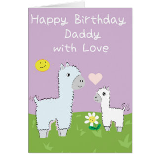 Papa de joyeux anniversaire avec amour - carte