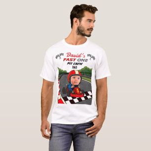 Papa de l'écurie de pit Fast ONE T-Shirt d'anniv