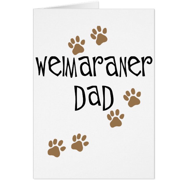 Papa de Weimaraner (Devant)