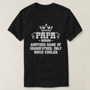Papa Definition Funny Meaning Cool Father's Day T-Shirt