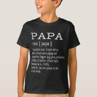 Papa Definition Grandpa Father's Day Gifts - Men