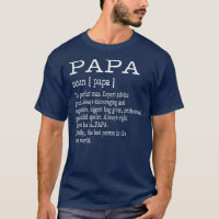 Papa Definition Grandpa Father's Day Men