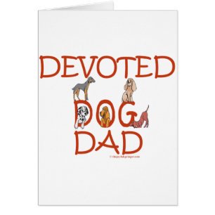Papa dévoué de chien