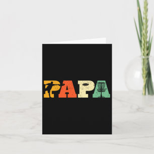 Papa Disc Golf Lover Frisbee Golfing Dad Father Sp Card