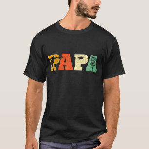 Papa Disc Golf Lover Frisbee Golfing Dad Father Sp T-Shirt
