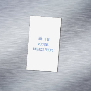 papa doit être un carte de visite magnétique per
