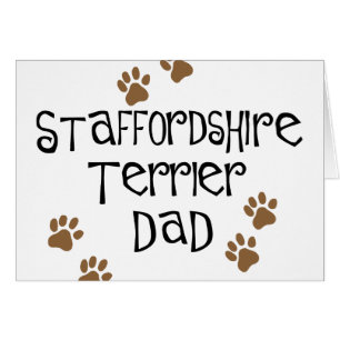 Papa du Staffordshire Terrier