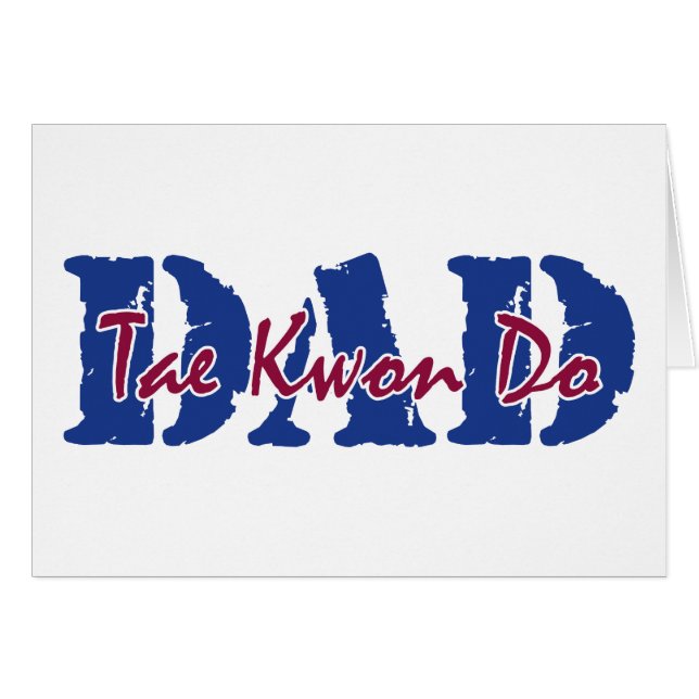 Papa du Taekwondo (Devant horizontal)