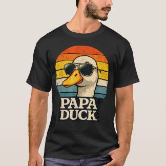Papa Duck Cute Duck Dad Lover Quack Dad Fathers T-Shirt