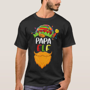 Papa ELF Christmas Famiy Matching Pajamas Group Pa T-Shirt