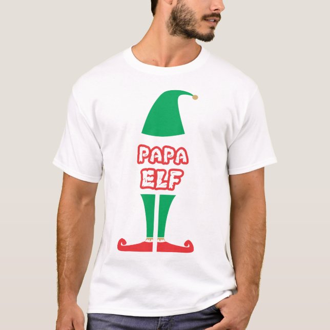 PAPA ELF CHRISTMAS HOLIDAY SEASON FAMILY SHIRT (Front)