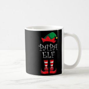Papa Elf Matching Family Christmas Party Pajama Pa Coffee Mug