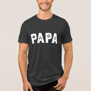 PAPA Engineer: The Mechanical Dad Tri-Blend Shirt