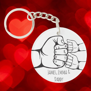 Papa et enfants personnalisés