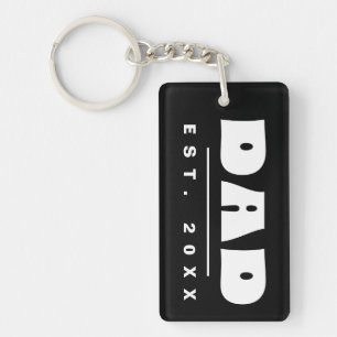 PAPA Établ. 20XX Moderne Simple Noir & Blanc