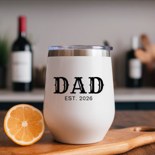 Papa Établit Nouveau Cadeau Papa Blanc Noir