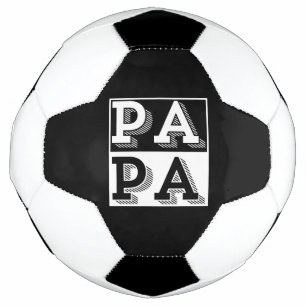 PAPA FATHERS DAY GIFT SOCCER BALL