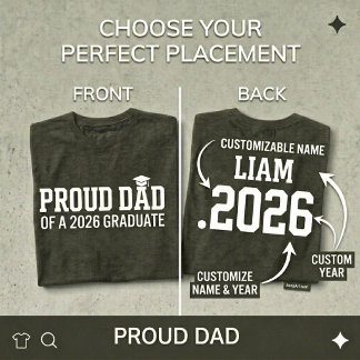 PAPA FIÈRE • Promotion 2026 T-shirt de fin d'étude
