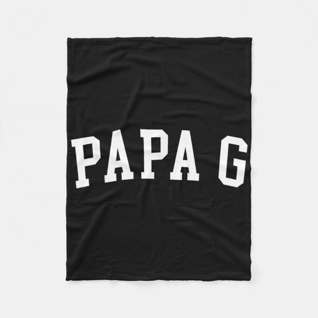 Papa G _2  Fleece Blanket (Front)