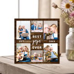 Papa Grandfather Grandchildren Wood Photo Collage Plaque<br><div class="desc">Celebrate the special bond between Papa and his grandchildren with our "Papa Grandfather Grandchildren Photo Collage" plaque. This personalized plaque beautifully showcases a collection of cherished photos, capturing precious moments and memories shared between Papa and his beloved grandchildren. The heartfelt title "Papa" prominently displayed adds a touch of warmth and...</div>