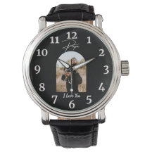 Papa I Love You Personalized Modern Photo