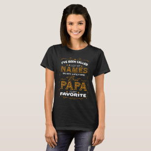 Papa Is My Favourite T Shirt