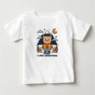 PAPA J'AIME ADVENTURE T-SHIRT POUR BÉBÉ