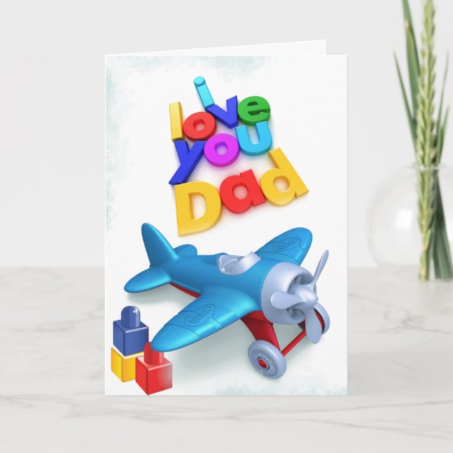 Papa, la carte de Fête des pères Superhero (Devant)