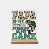 Papa la pêche est mon jeu conception de chemise vi