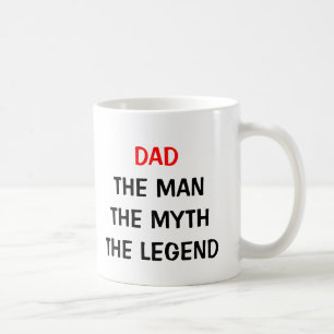 Papa la tasse de légende de mythe d'homme