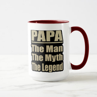 Papa L'Homme le Mythe La légende Le Père jour mug