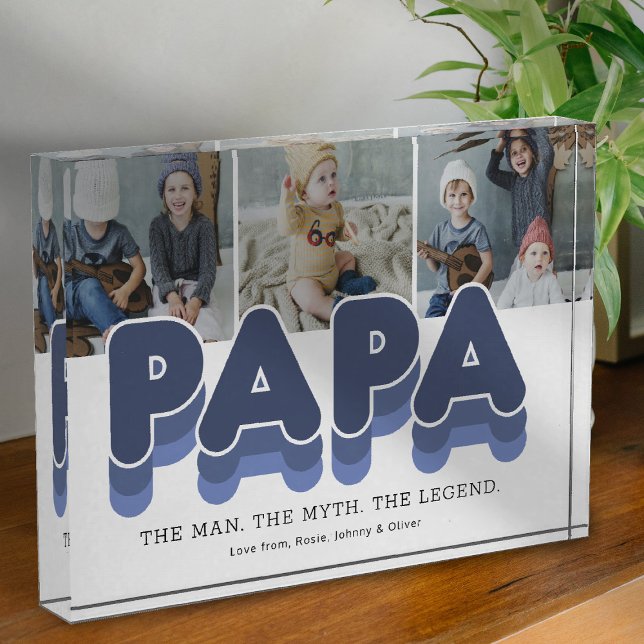 Papa Man Myth Legend Photo Block (Creator Uploaded)