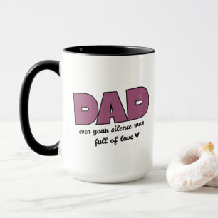 Papa Même Ton Silence   Combo mug