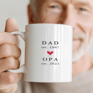 Papa Moderne   Opa Année de création. Tasse à café