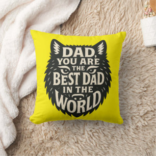 "Papa, Mon Héros - Coussin Tiger Tiger Tiger