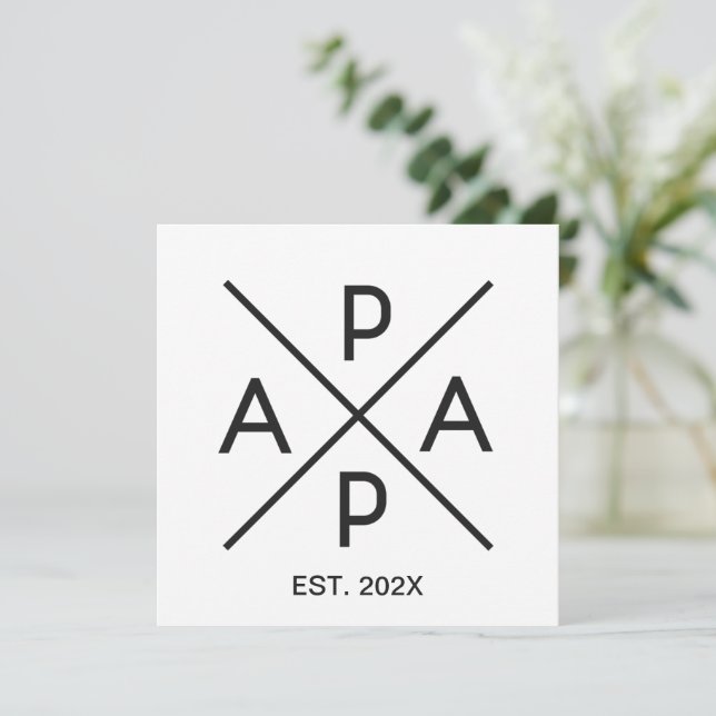 PAPA Monogram Design (Standing Front)