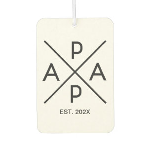 PAPA Monogram Design Air Freshener