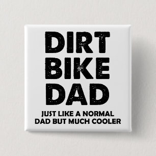 Papa moto cross drôle badge épinglette motocross D