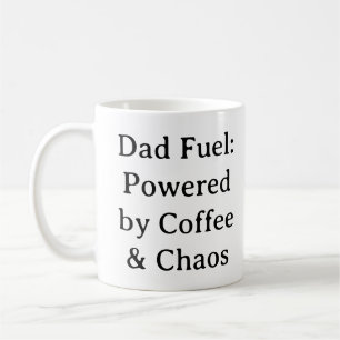 Papa Mug à vie - Carburant papa alimenté par café 