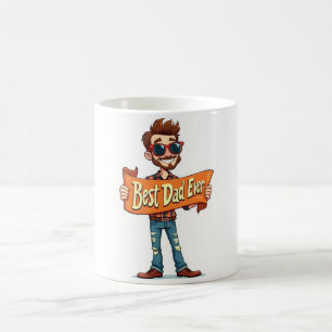 Papa Mug ☕ Drôle Retro Cadeau de fête du Père
