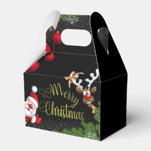 Papa Noel's gift box with purine