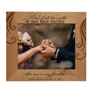 Papa of All the Walks 8x10 Mariage Image Frame
