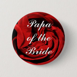 Papa Of The Bride 2 Inch Round Button