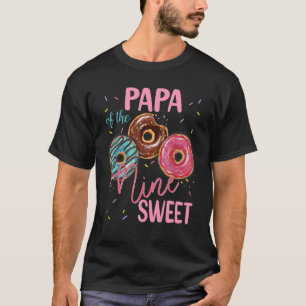 Papa Of The Sweet Nine 9th Doughnut Birthday Party T-Shirt