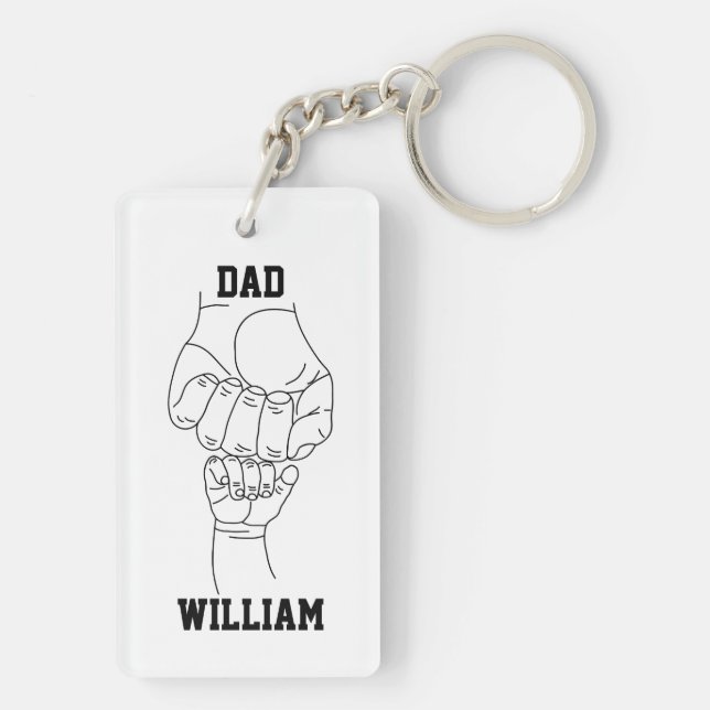 Papa personnalisé Père père papa cadeau avec le no (Dos)