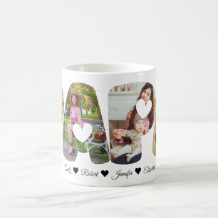 PAPA Photo Collage Mug - Perfect Gift for Dad