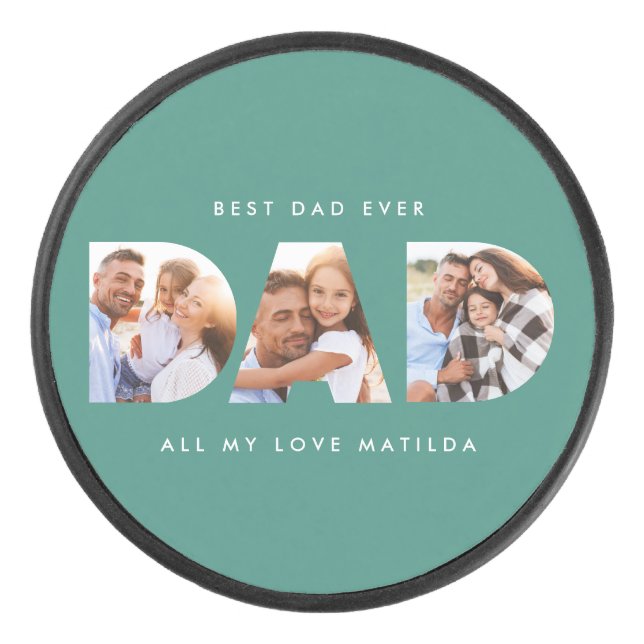 Papa photo typographie moderne livre de hockey ver (Devant)